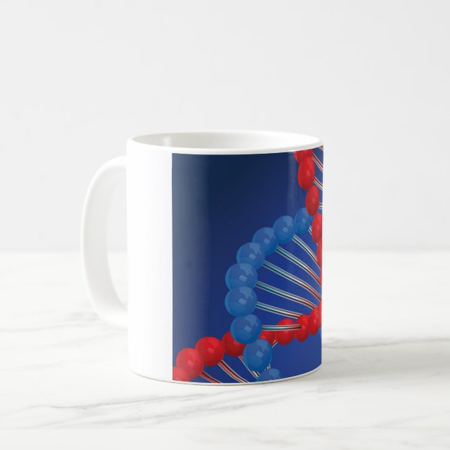 Caneca De Café DNA Strand Mug (Frente Esquerda)