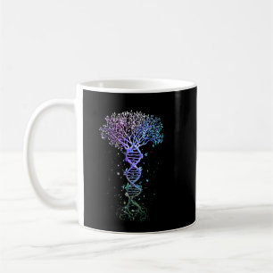 Caneca De Café DNA Tree Life Earth Genealogist Ciência Biologista