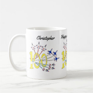 Caneca de Café do 100º Aniversário dos Thunderbird