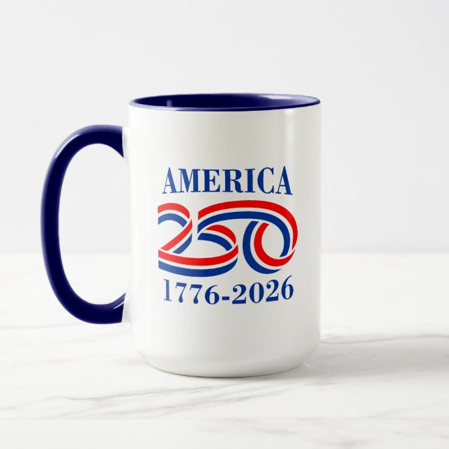 caneca de café do 250º aniversário (Esquerda)