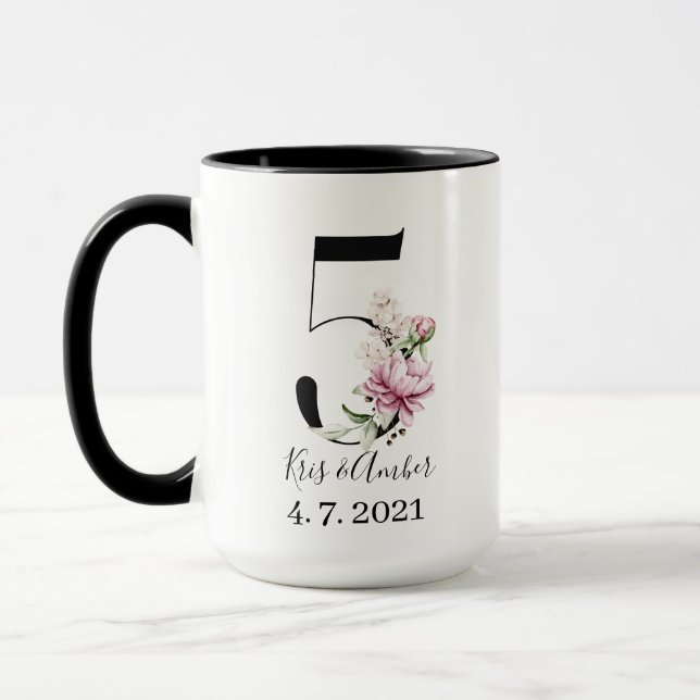 Caneca de Café do 5º Aniversário (Esquerda)