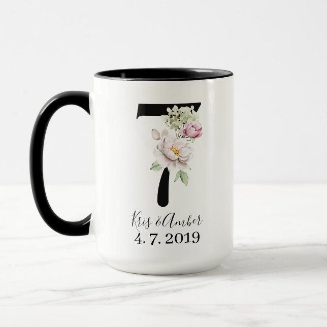 Caneca de café do 7º aniversário (Esquerda)