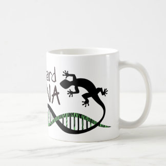 Caneca de café do ADN do lagarto