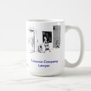 Caneca de café do advogado de Morto Lawyer™ Tab