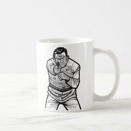Caneca de café do alvo do tipo mau