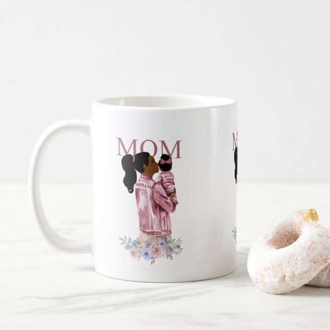 Caneca de Café do Amor da Mamãe (Com Donut)
