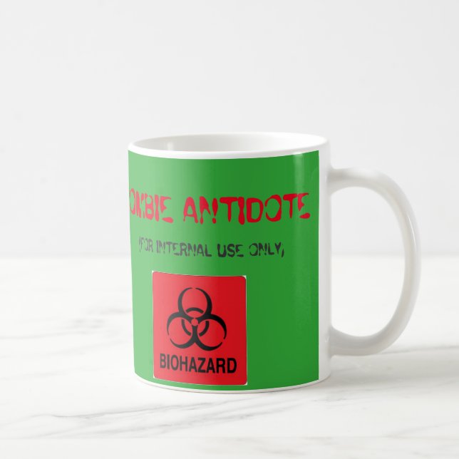Caneca de café do antídoto do zombi (Direita)