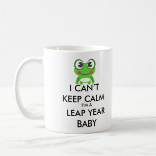Caneca de café do bebê do dia de pulo do ano de
