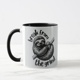 Caneca de Café do Bicho-Preguiça 2