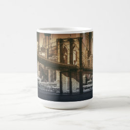 Caneca De Café "Do Brooklyn a Manhattan", imagens personalizadas