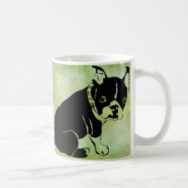 Caneca de café do buldogue francês por Brad Hines