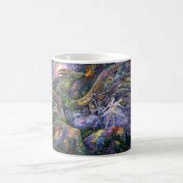 Caneca De Café Do "caneca cerâmica dos dançarinos dragão"