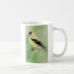 Caneca De Café Do "caneca da arte do pássaro Goldfinch