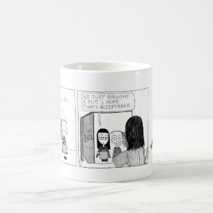 Caneca De Café Do "caneca da banda desenhada da Un-Sorte pote"