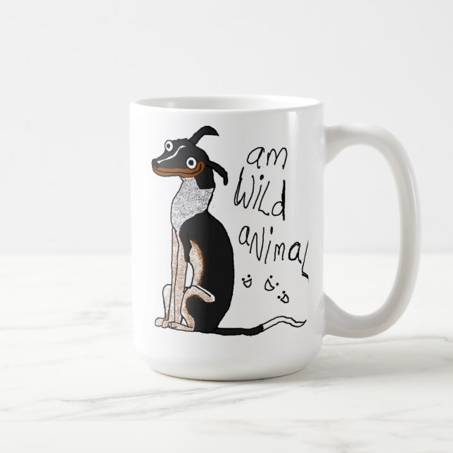 Caneca De Café Do "caneca do animal selvagem Am" (Direita)