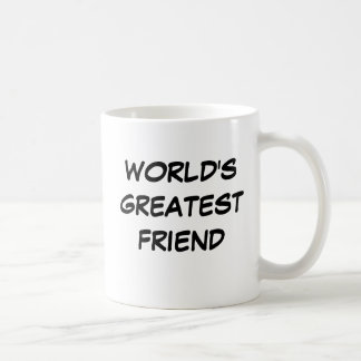 Caneca De Café Do "caneca do grande amigo mundo"