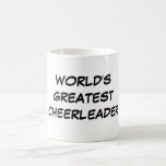 Caneca De Café Do "caneca do grande cheerleader mundo"<br><div class="desc">Do " caneca do grande cheerleader mundo"</div>