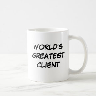 Caneca De Café Do "caneca do grande cliente mundo"
