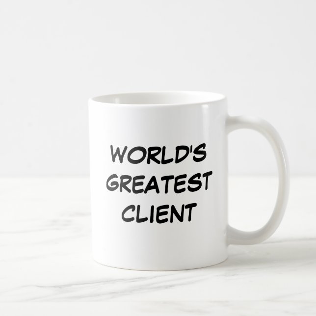 Caneca De Café Do "caneca do grande cliente mundo" (Direita)