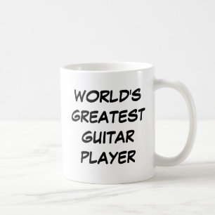 Caneca De Café Do "caneca do grande guitarrista mundo"