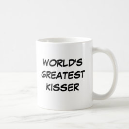 Caneca De Café Do "caneca do grande Kisser mundo"