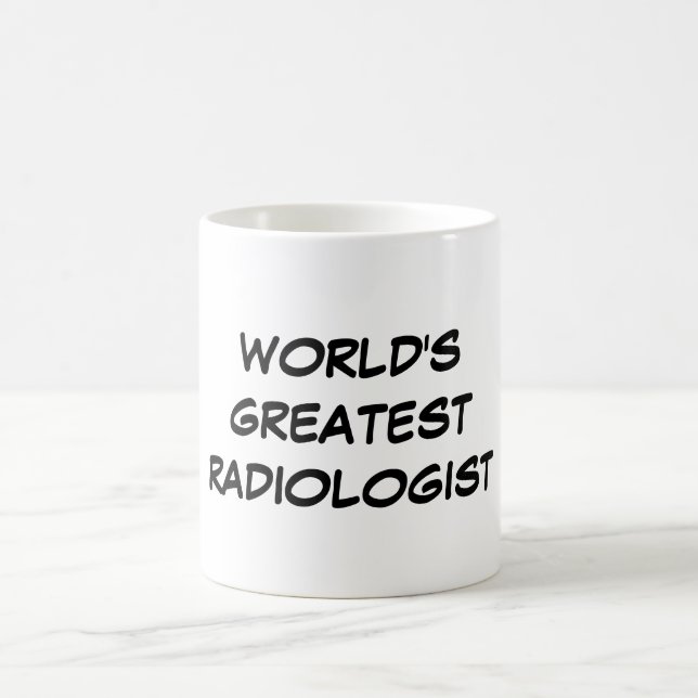 Caneca De Café Do "caneca do grande radiologista mundo" (Centro)