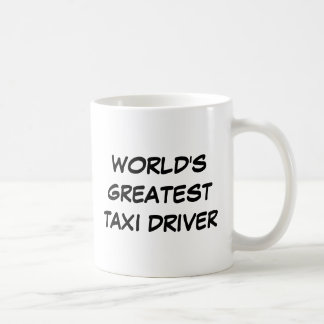 Caneca De Café Do "caneca do grande taxista mundo"