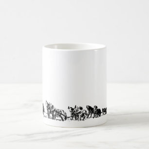 Caneca De Café Do "caneca do trenó cão"
