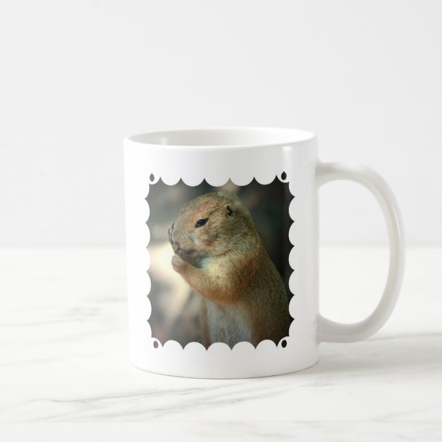 Caneca de café do cão de pradaria (Direita)
