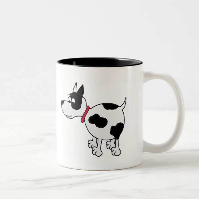 Caneca de café do cão dos desenhos animados do (Direita)