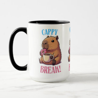Caneca de Café do Capivara Fofo | Anima Fofa