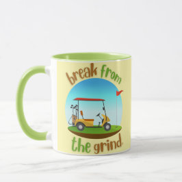 Caneca de café do carrinho de golfe de Steve