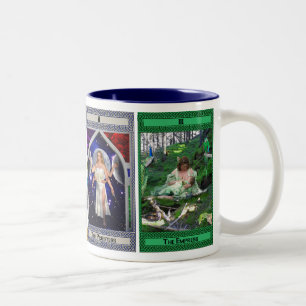 Caneca de café do cartão de Tarot