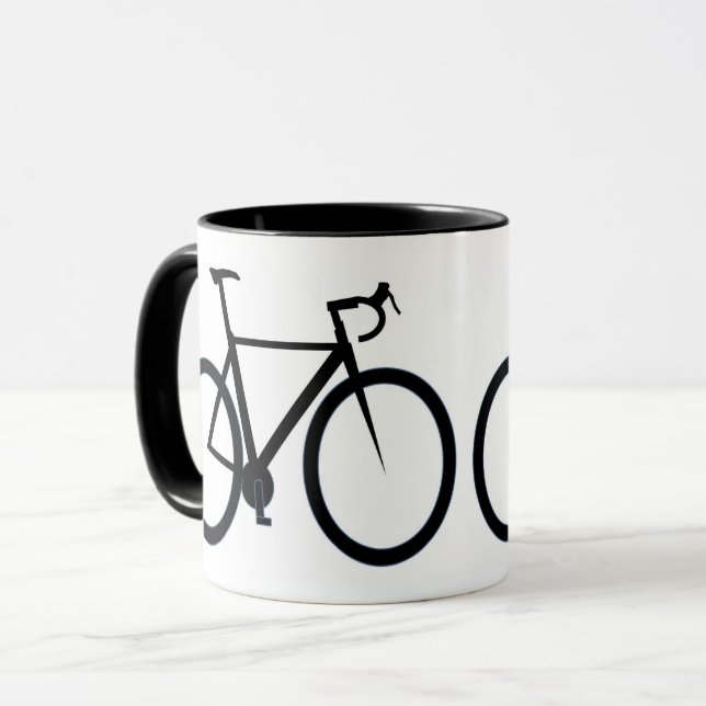 Caneca de café do ciclismo (Frente Esquerda)