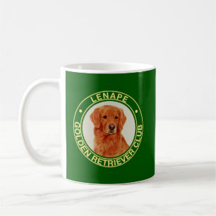 Caneca de café do clube do golden retriever de