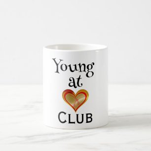 Caneca de Café do Clube Jovem de Coração