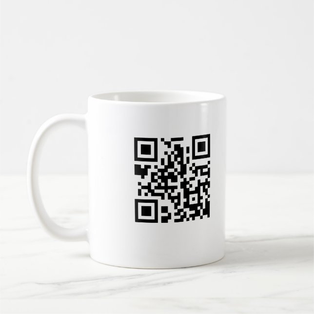 Caneca de café do código de QR (Esquerda)