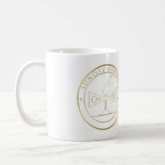 Caneca de café do comensal de domingo