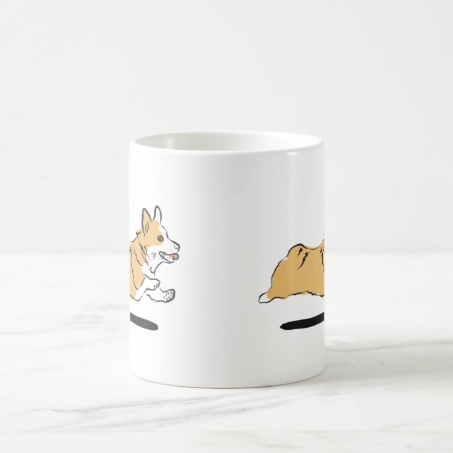 Caneca de café do Corgi (Centro)
