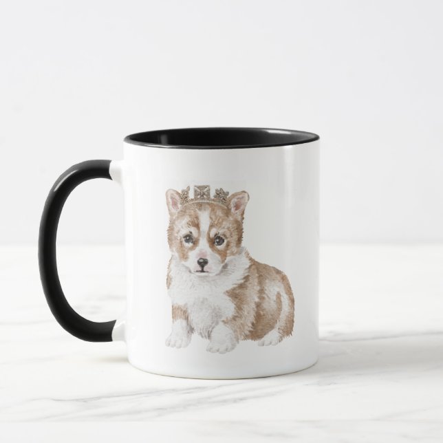 Caneca de Café do Corgi Real (Esquerda)