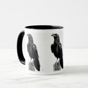Caneca de café do Corvo