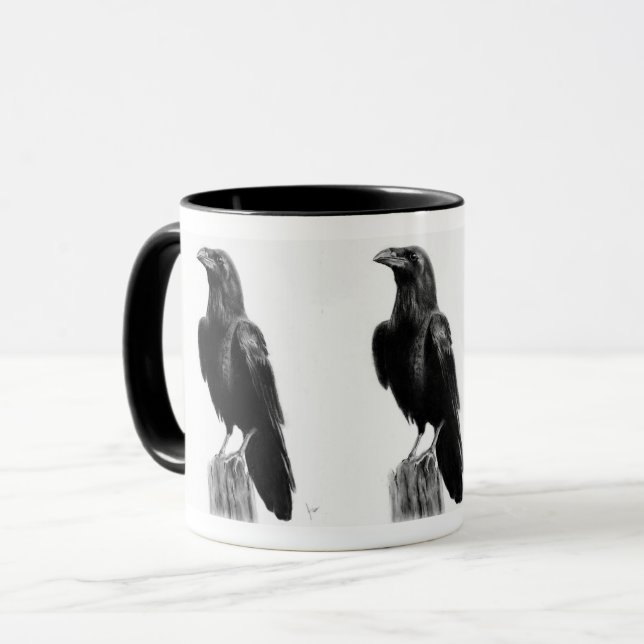 Caneca de café do Corvo (Frente Esquerda)