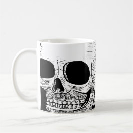 Caneca de café do crânio