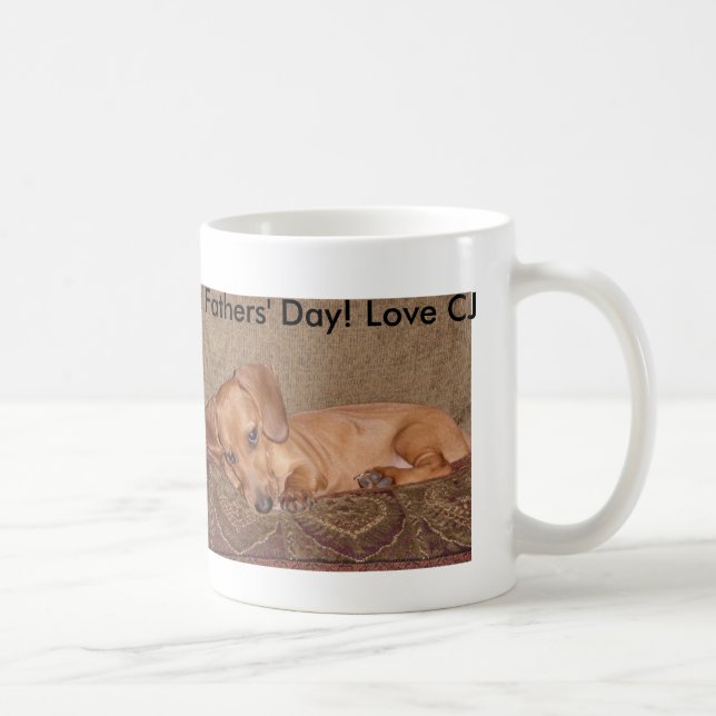 Caneca de café do Dachshund (Direita)