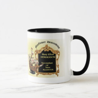 Caneca de café do descendente de Mayflower