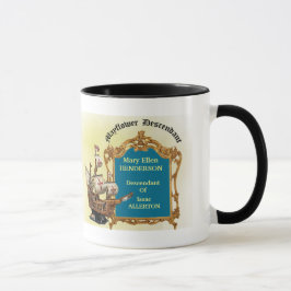 Caneca de café do descendente de Mayflower