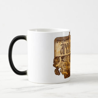 Caneca de café do deslocamento da cor do súcubo do