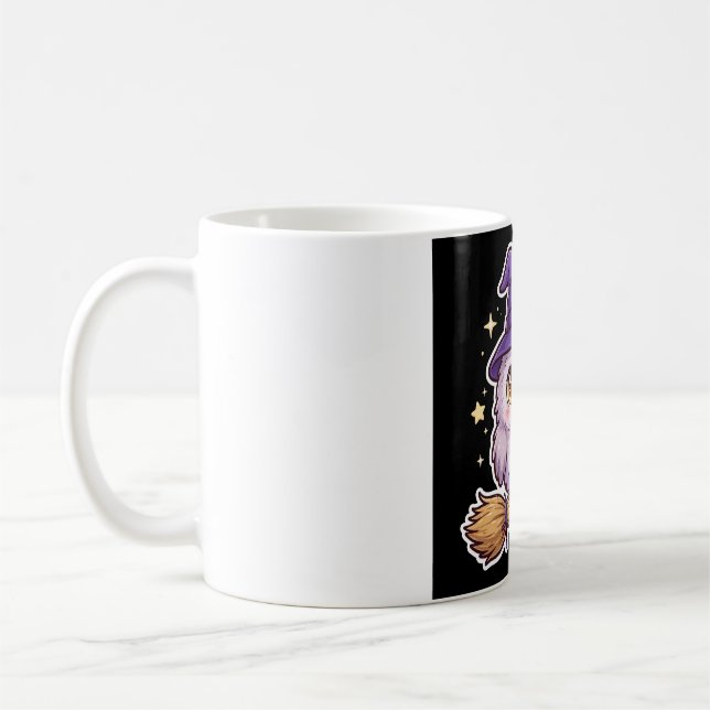 Caneca de Café do Dia das Bruxas com Coruja Fofa n (Esquerda)