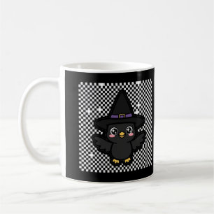 Caneca de café do Dia das Bruxas do Corvo Bruxo