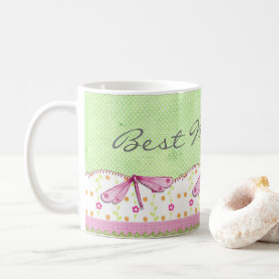 Caneca de café do Dia das Mães Melhor Mãe do Mundo